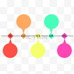 ui对立物图片_圆形对立数字图表插图