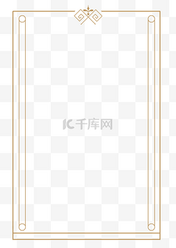 金色肌理图片_中国风古典纹理边框