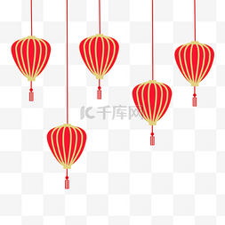 中国风矢量灯笼图片_矢量红色灯笼图案