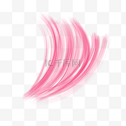 抽象粉色简约线条曲线