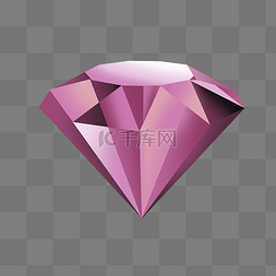 紫红色钻石图片_紫红色钻石