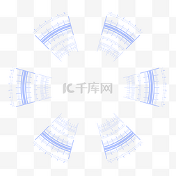 断断续续蓝色科技图