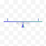 简单平衡翘翘板图标