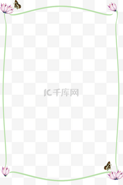 唯美小清新淡雅图片_手绘小清新唯美边框