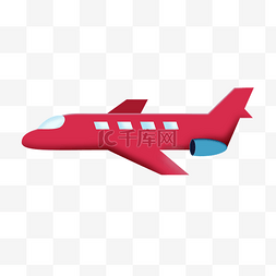 纸飞机小孩图片_海外购-红色飞机起飞