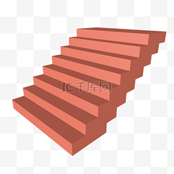  红色台阶 