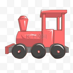 红色火车图片_红色火车儿童玩具