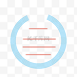 条纹圆形标签图片_蓝色条纹圆形比赛获奖名单标签