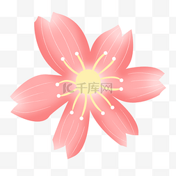 日本樱花节海报图片_樱花粉色花桃花红色