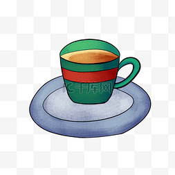 手绘咖啡插画素材图片_饮料咖啡插画手绘