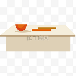 办公家具家具图片_手绘卡通家具茶几插画免扣元素