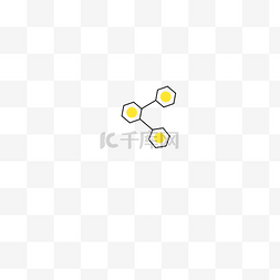 科技点状图片_黄色手绘分享按钮元素
