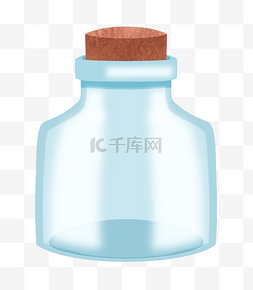 容器里的液体图片_手绘白色瓶子