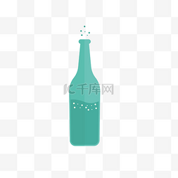 生日饮料瓶贴纸图片_饮料瓶汽水瓶元素
