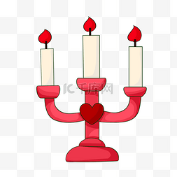 婚礼蜡烛图片_红色婚礼蜡烛