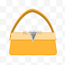 黄色的手提包图片_黄色的手提包插画