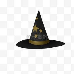 魔术帽图片_魔术帽黑色系五角星系列