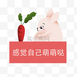 兔子虎图片_感觉自己萌萌哒和小兔子