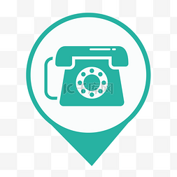 电话呼叫图片_接听电话电话机手机拨打电话图标