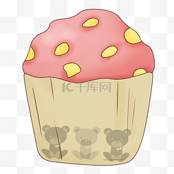 黄色纸杯图片_粉色的纸杯小蛋糕