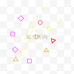 不规则四边形图片_手绘创意不规则图形装饰