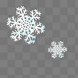 几何形拼接图片_雪花白雪下雪