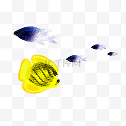 黄色海底动物