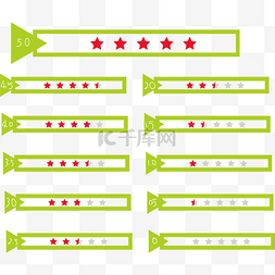 星级评价图片_卡通星星星级评价