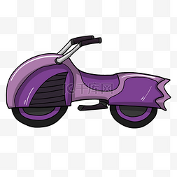 摩托车车图片_紫色炫酷摩托车