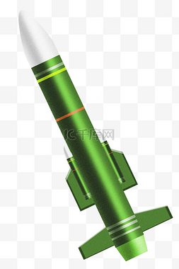 爆炸弹框图片_军事武器绿色导弹