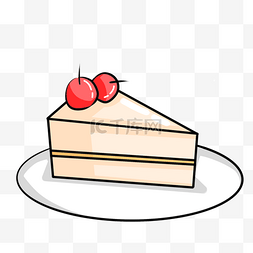樱桃蛋糕食物