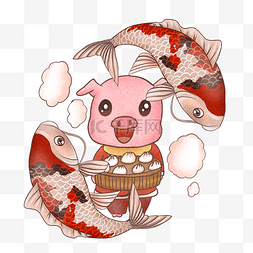 2019年锦鲤吃货的小猪