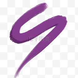 紫色动感笔刷图案