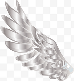 透明白色翅膀图片_白色羽翼