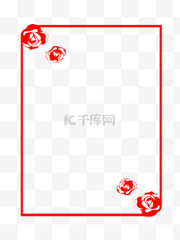新年喜庆标题框图片_春节边框红色
