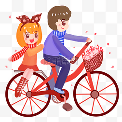 情人节约会自行车