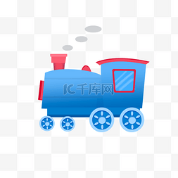 载客工具图片_蓝色的火车