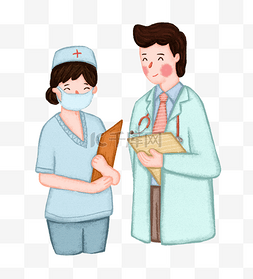 医生和护士PNG免抠图