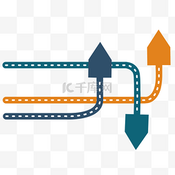 信息交通标志图片_箭头的道路