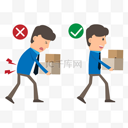 错误弯腰搬货示范矢量素材企业vip免费下载卡通银行材料企业vip免费