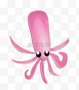 海底可爱图片_粉色的章鱼海鲜