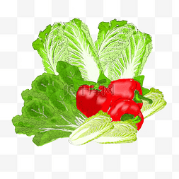 卡通蔬菜食物免扣图