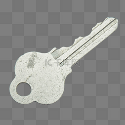 灰色金属钥匙元素