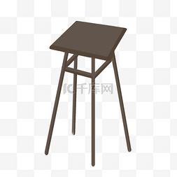 卡通桌子椅子图片_手绘卡通桌子椅子架子