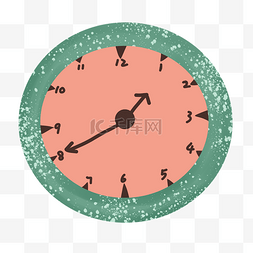 西瓜圆形时钟