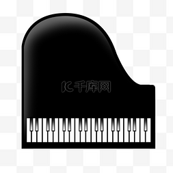 矢量图音乐器材钢琴