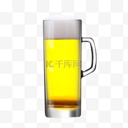 酒杯实物透明玻璃酒杯大啤酒杯