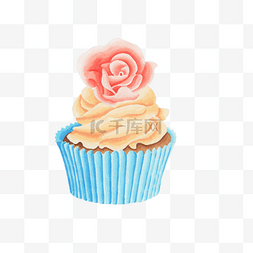 食物甜品装饰图片_水彩卡通蛋糕免抠png装饰图案
