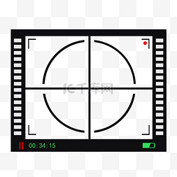取景框视频素材图片_相机取景器