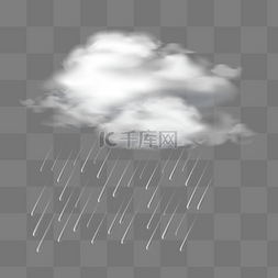 中雨图片_阵雨天气预报矢量素材